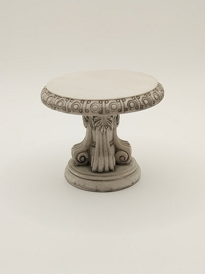 CMS164, Stone Table & Benches, Grey, 4pc