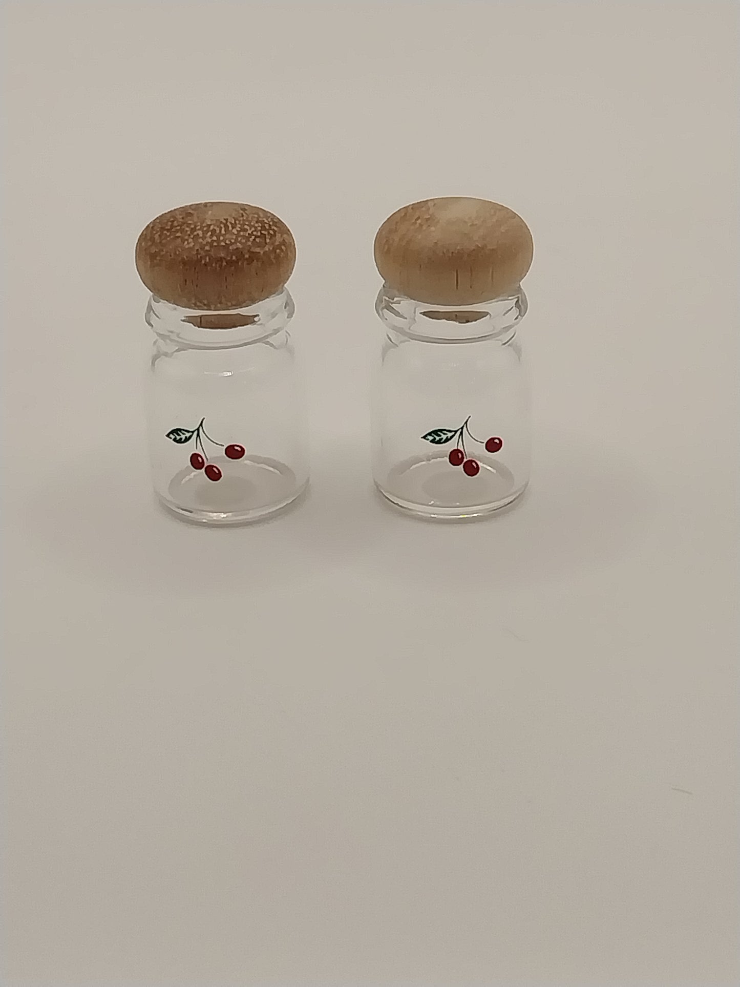 Glass Jars With Lid, Cherries