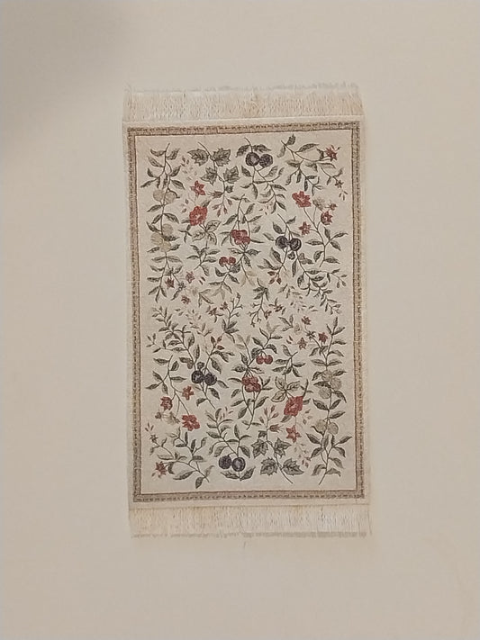 Rug, Cream Floral, Small