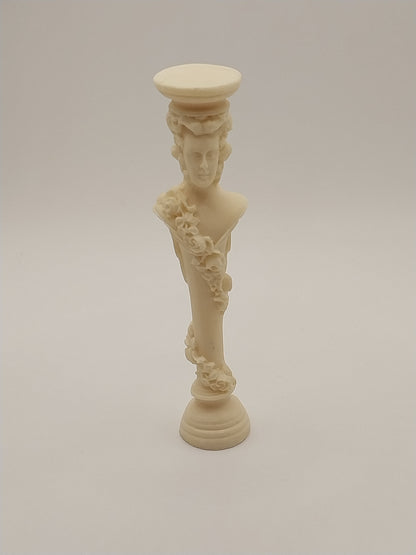 Corinthian Lady Pedestal, Ivory