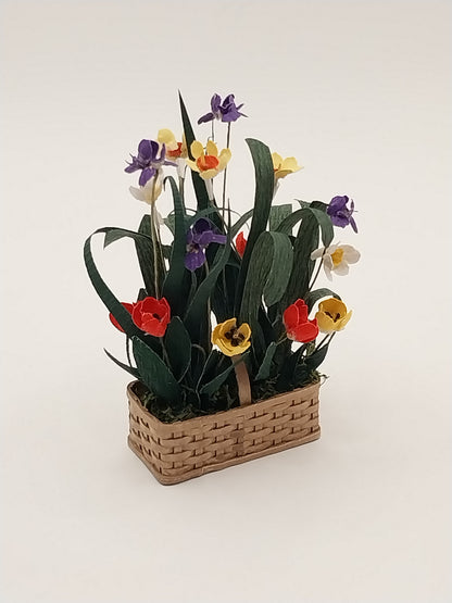 Floral Arrangement In Basket