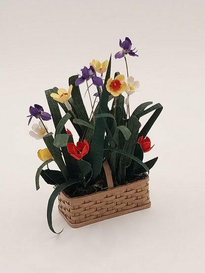 Floral Arrangement In Basket