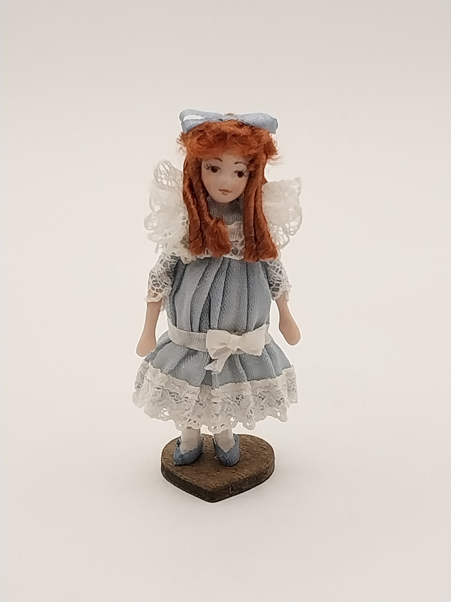 Baby Doll With Blue Dress & Red Hair