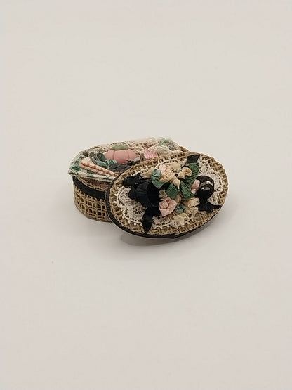 Sewing Basket With Supplies, Small