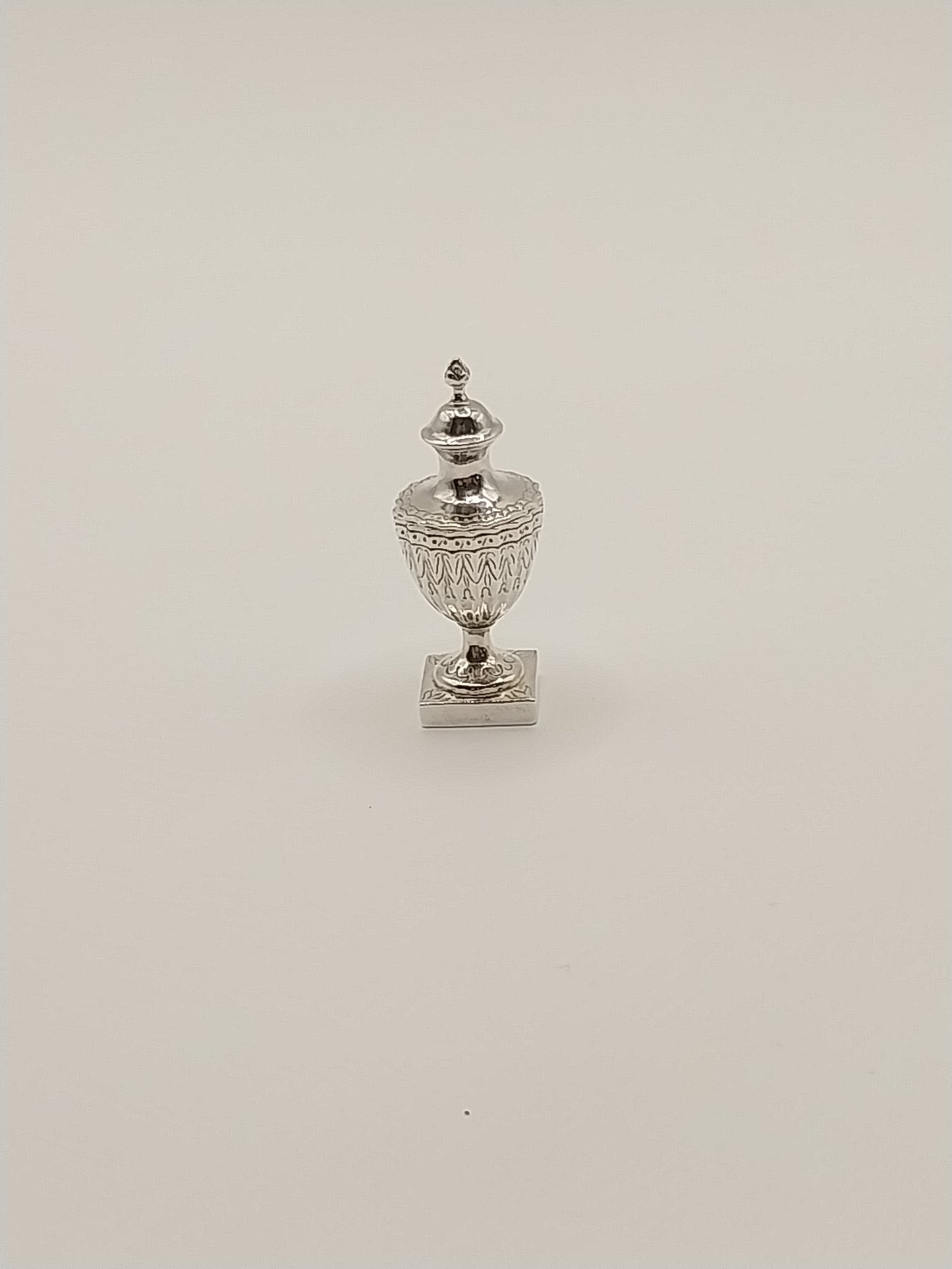 Covered Urn, Sterling Silver