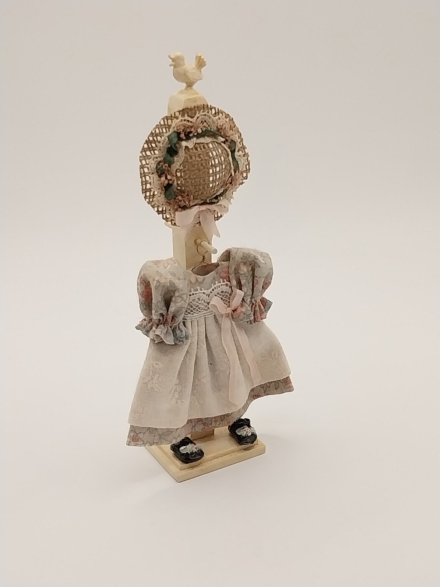 Coat Stand With Hat, Dress, & Shoes