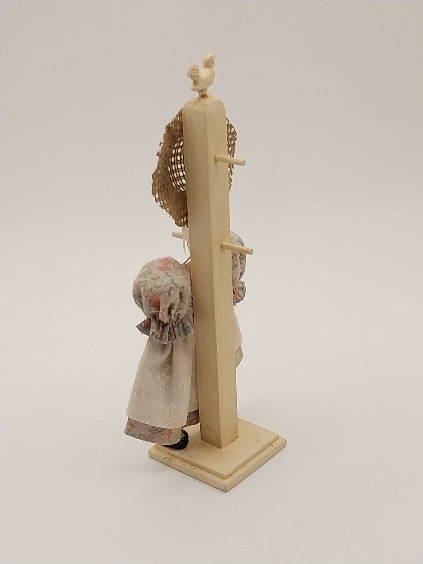 Coat Stand With Hat, Dress, & Shoes