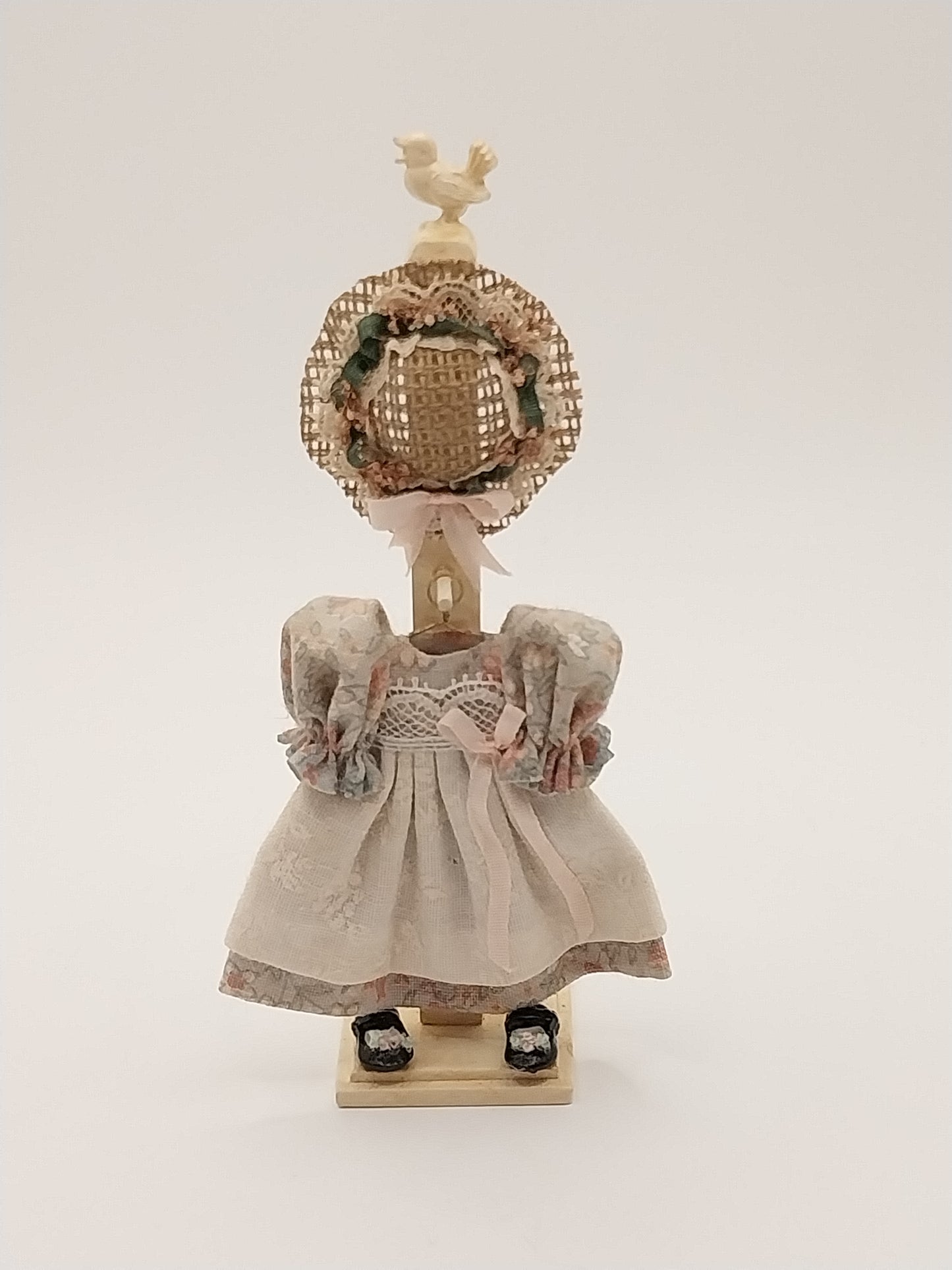 Coat Stand With Hat, Dress, & Shoes