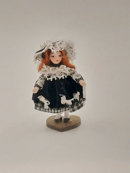 CJB269, Amanda Baby Doll, Black & White