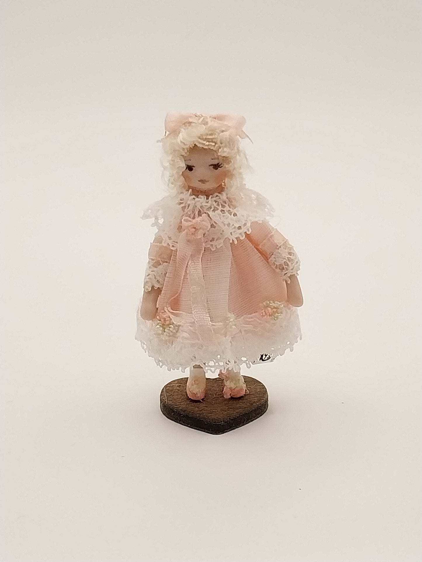 Ashley Baby Doll, Pink Dress & White Lace