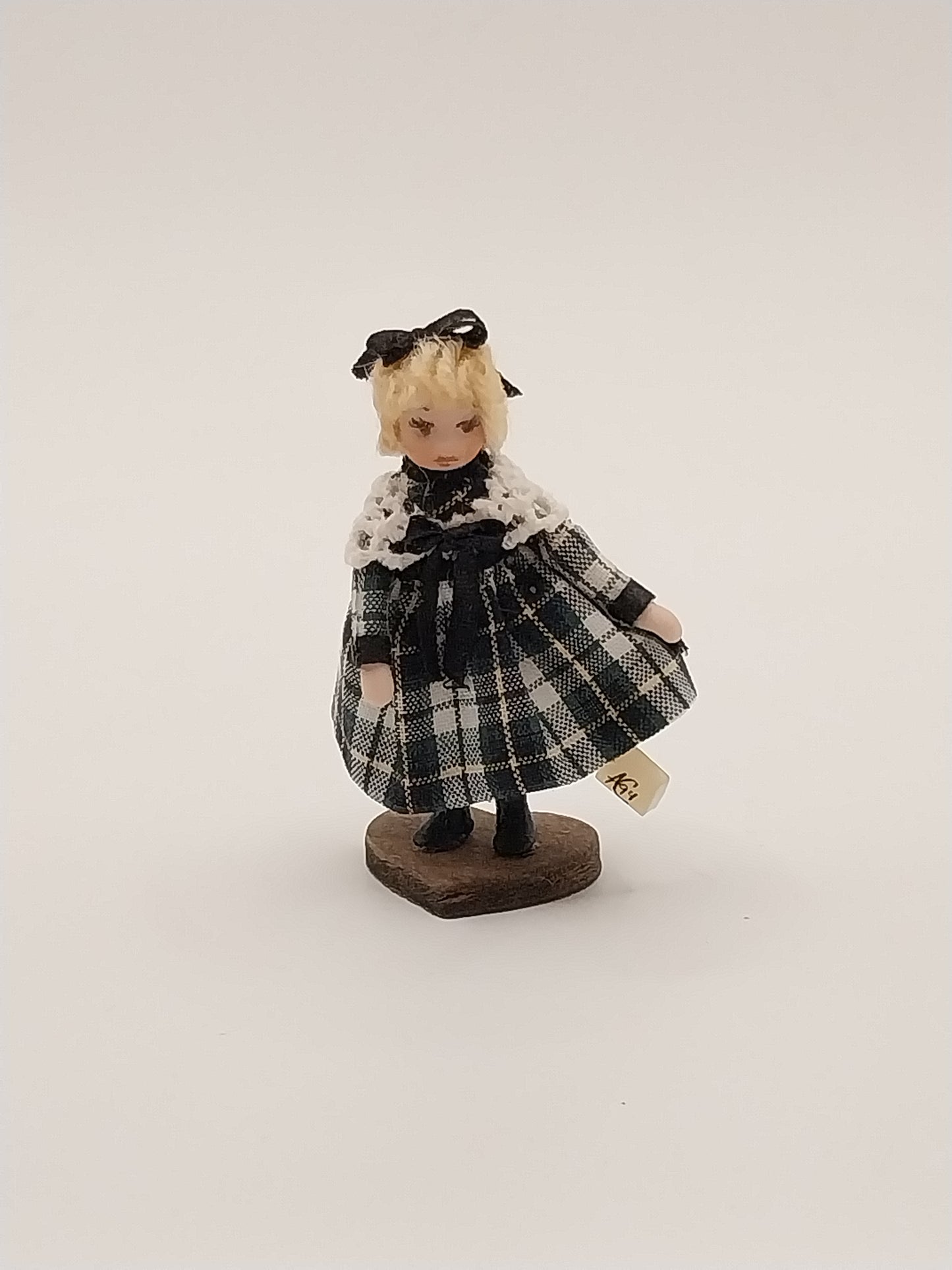 CJB270, Jolene Baby Doll, Black Plaid