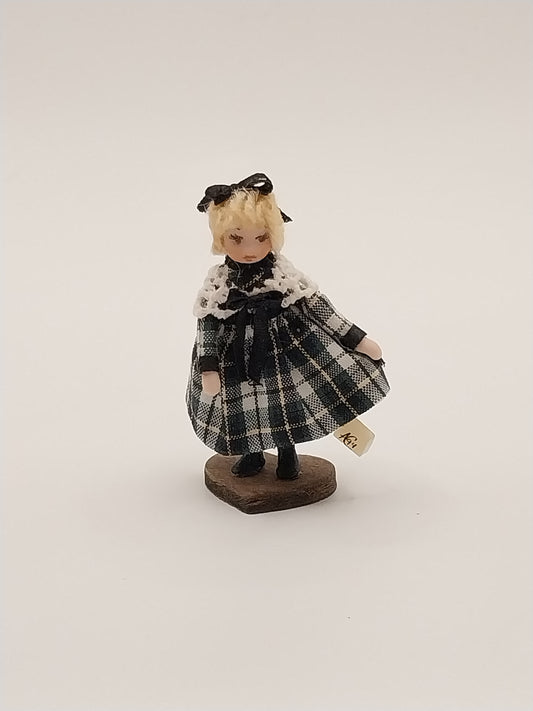 CJB270, Jolene Baby Doll, Black Plaid