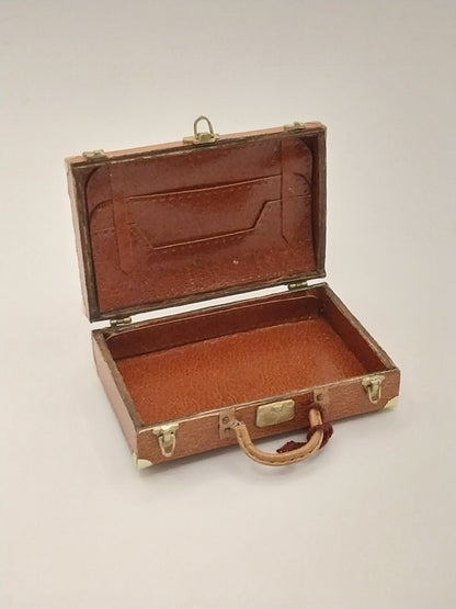 Briefcase, Brown Leather