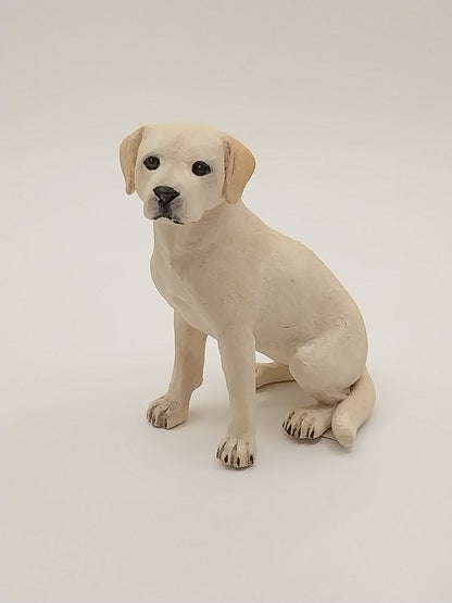Yellow Lab Dog, Sitting