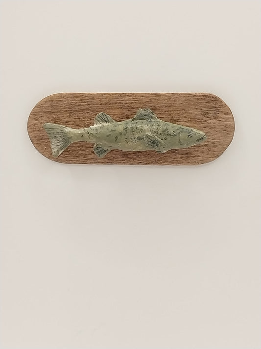 Fish Plaque, Walleyed Pike