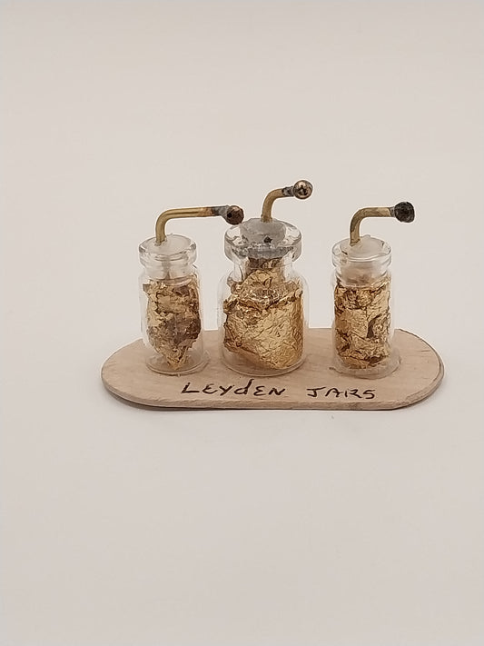 Leyden Jars, 3pc, Handmade