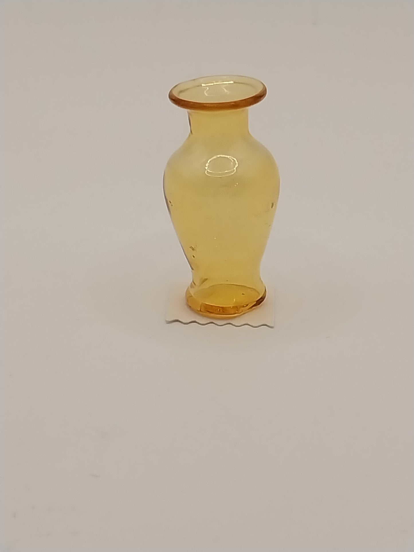 Glass Vase, Yellow