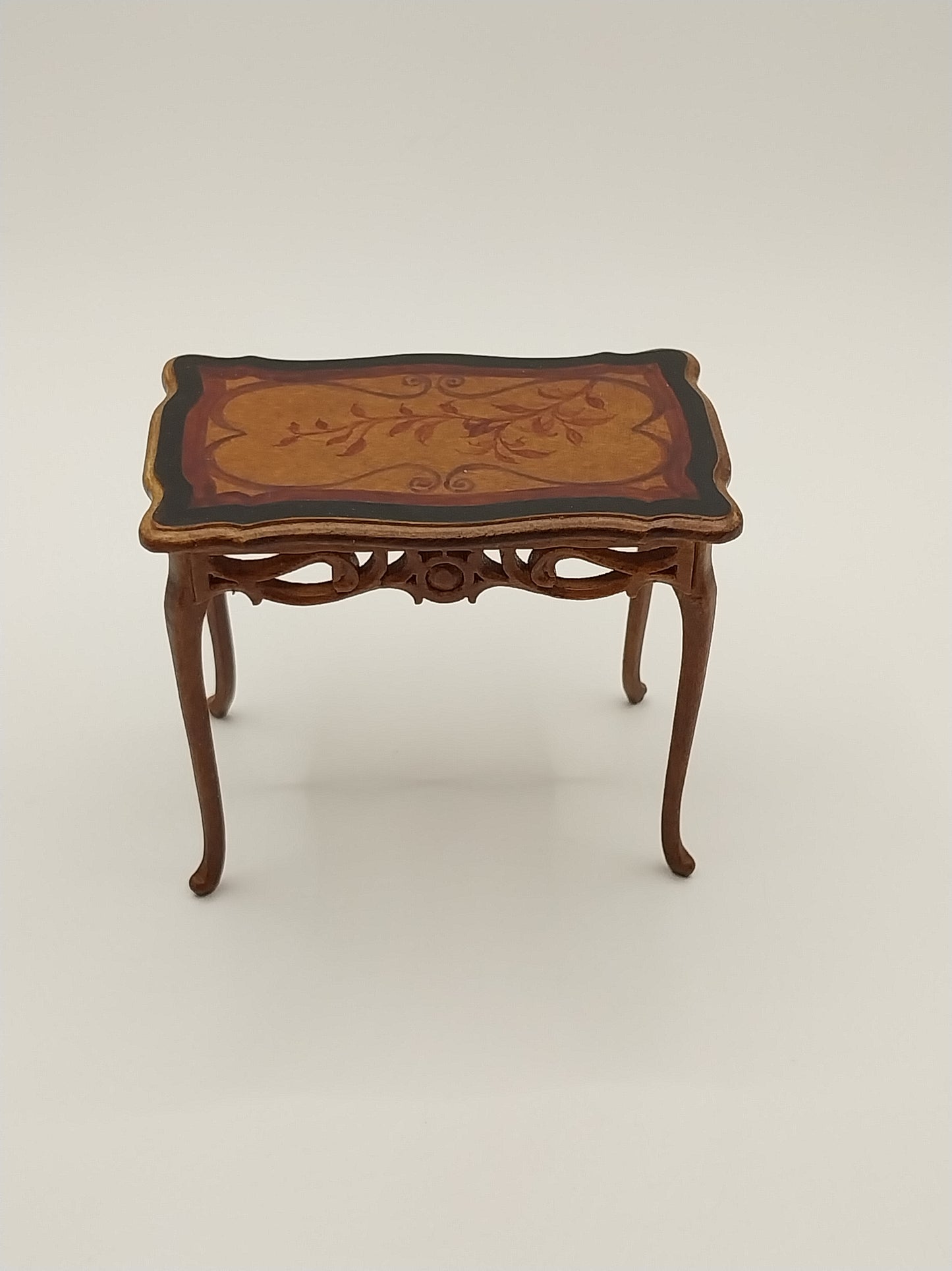 Tea Table, 1750 Handpainted, Walnut