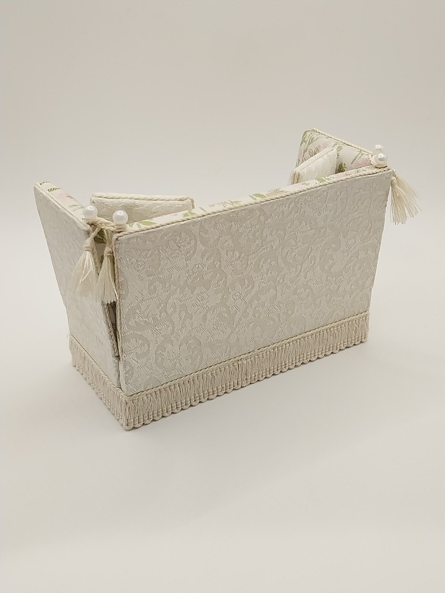 Knole Sofa, Cream, Pink & Green Floral