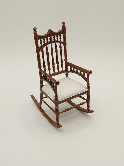 Victorian Spindle Rocking Chair, Walnut