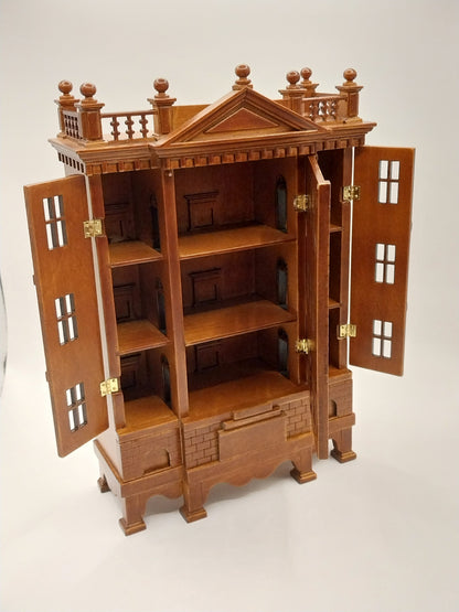 Federal Baby House Cabinet, Walnut