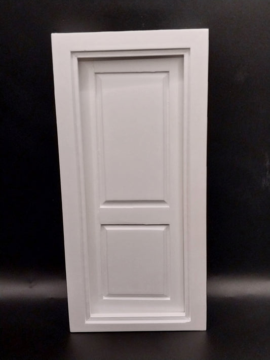 2 Panel Door, White, Interior