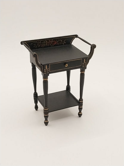 Wash Stand, Folk Art, Handpainted