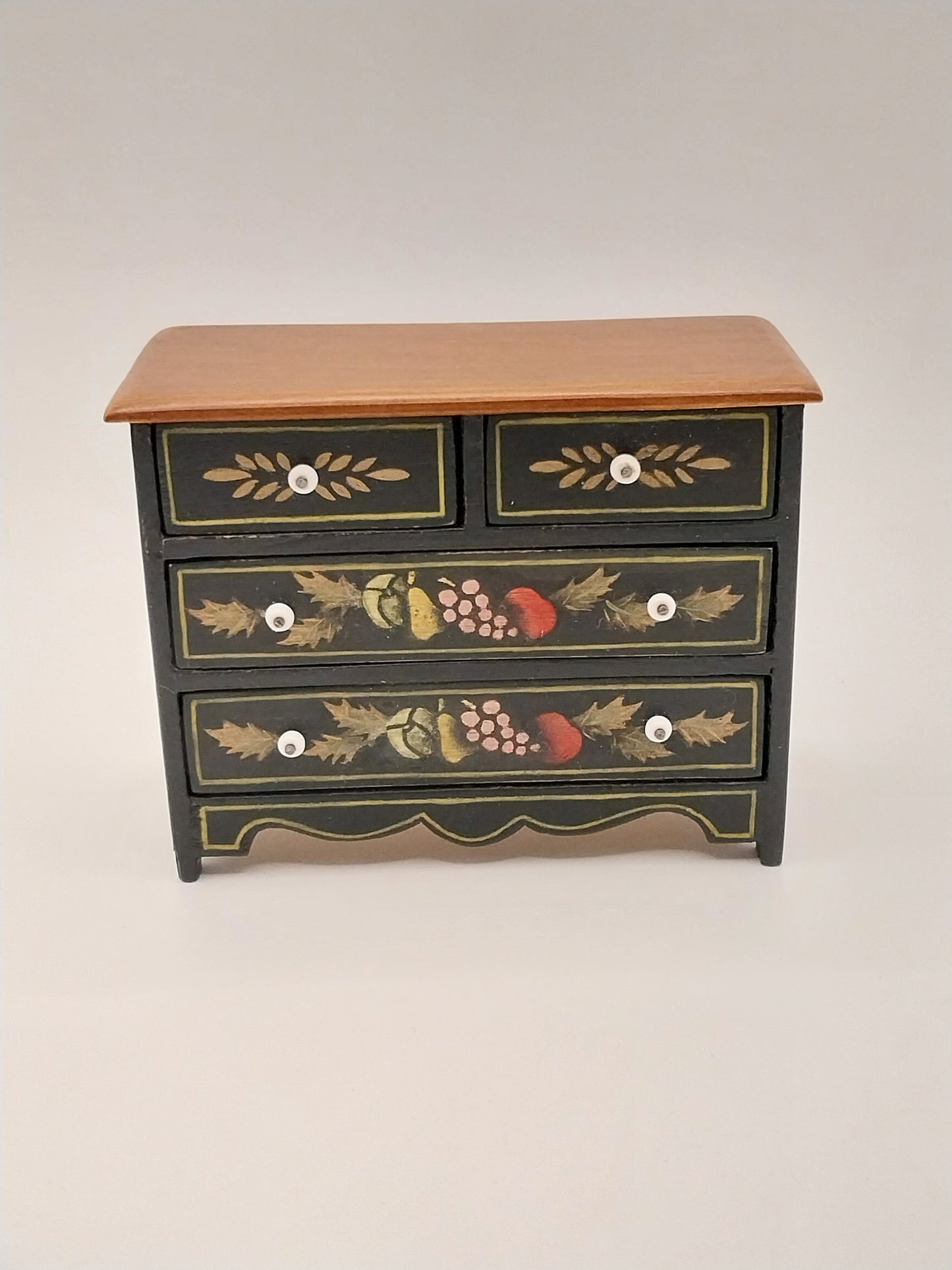 Chest With Mirror, Folk Art, Handpainted