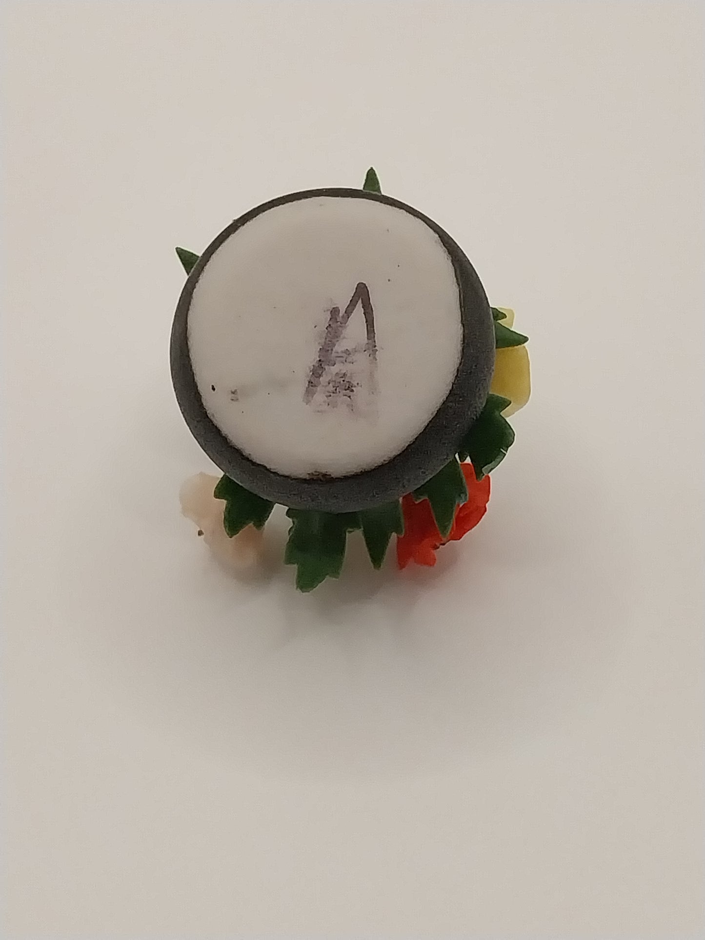 Poppies In Pottery Dish, Signed