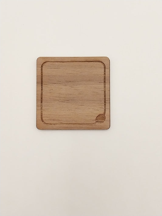 CRH1167, Cutting Board, Square, Walnut