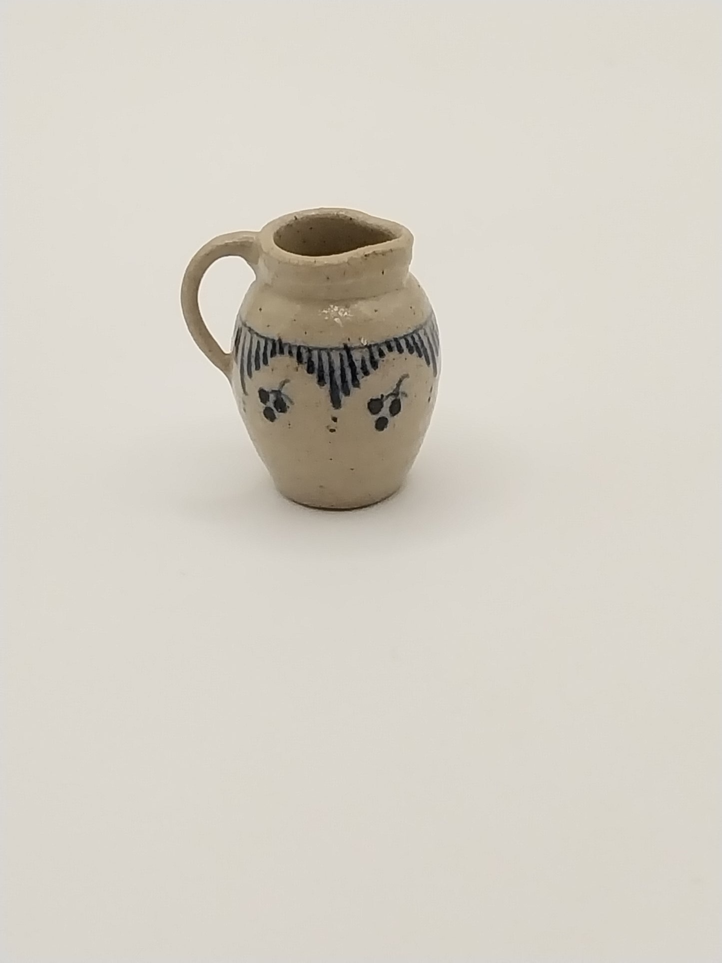 Pottery Pitcher, Grapes