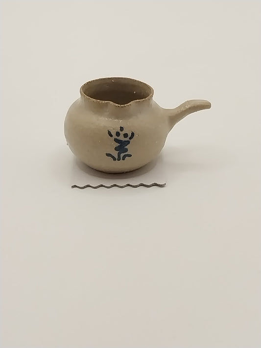 Stoneware Porringer Or Pipkin Cooking Pot