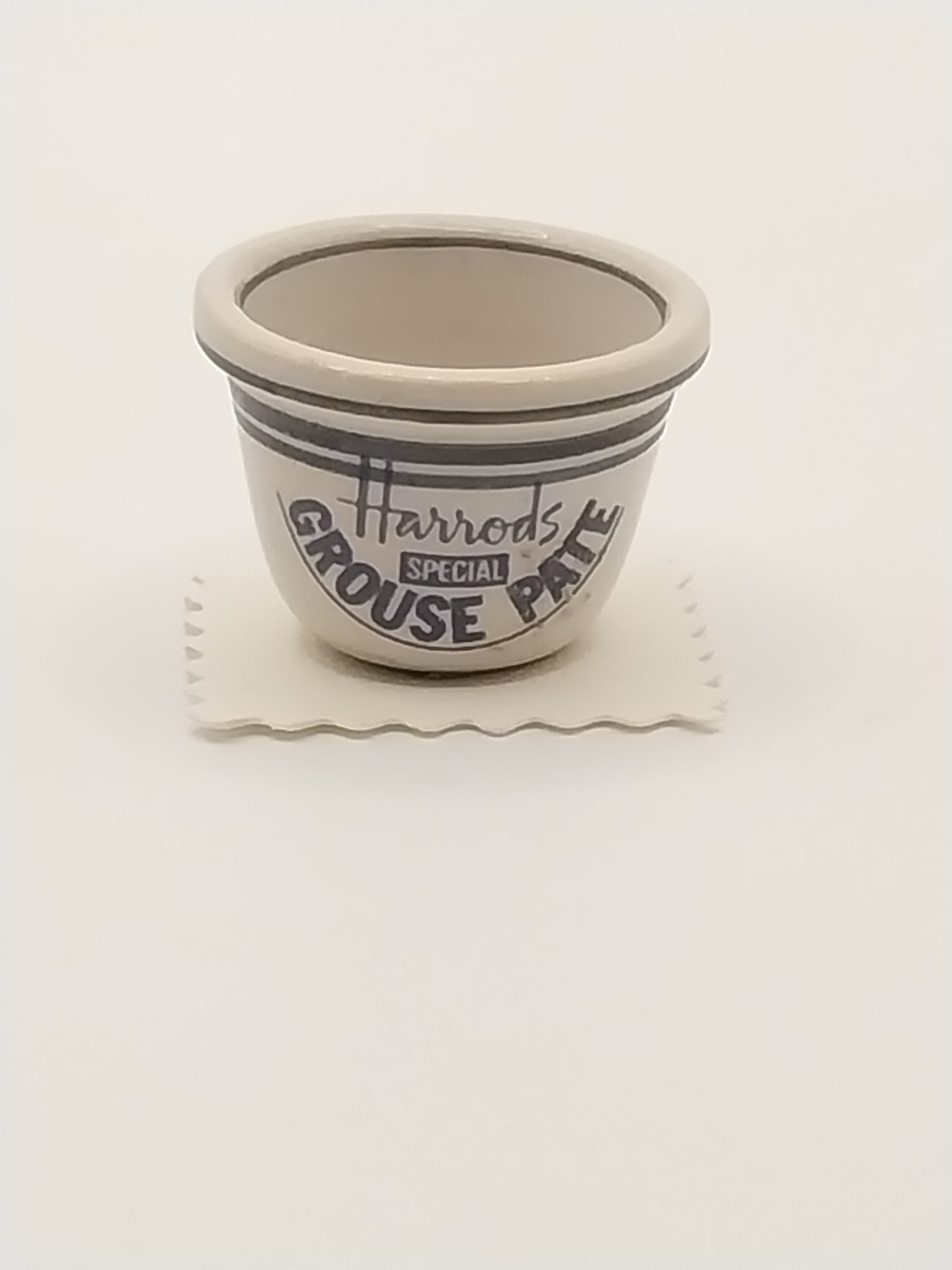 Vintage Grouse Pate Pottery Bowl
