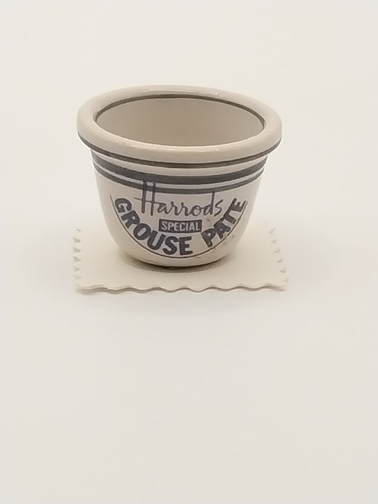 Vintage Grouse Pate Pottery Bowl