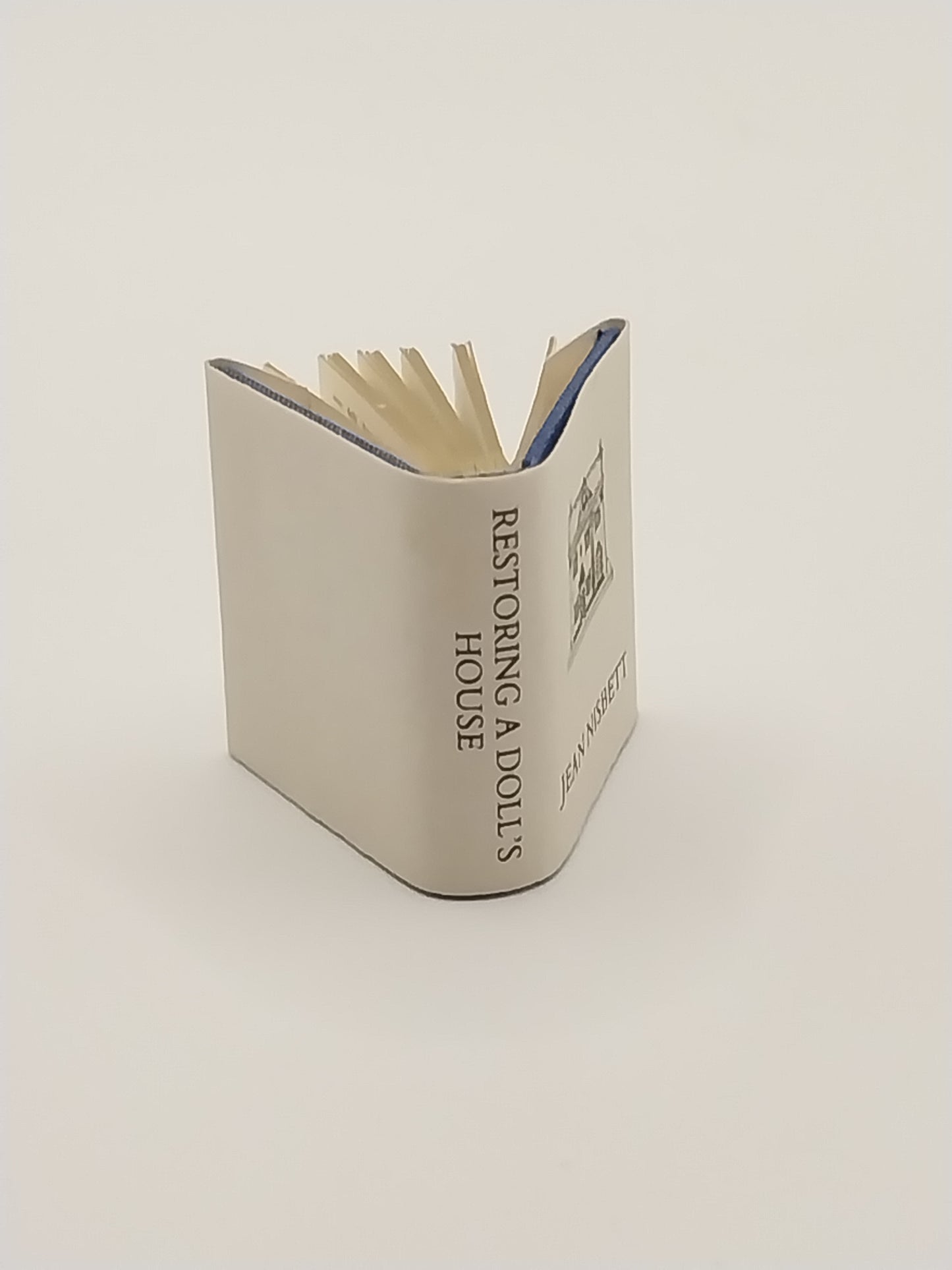Miniature Book, Restoring A Dolls House, Readable