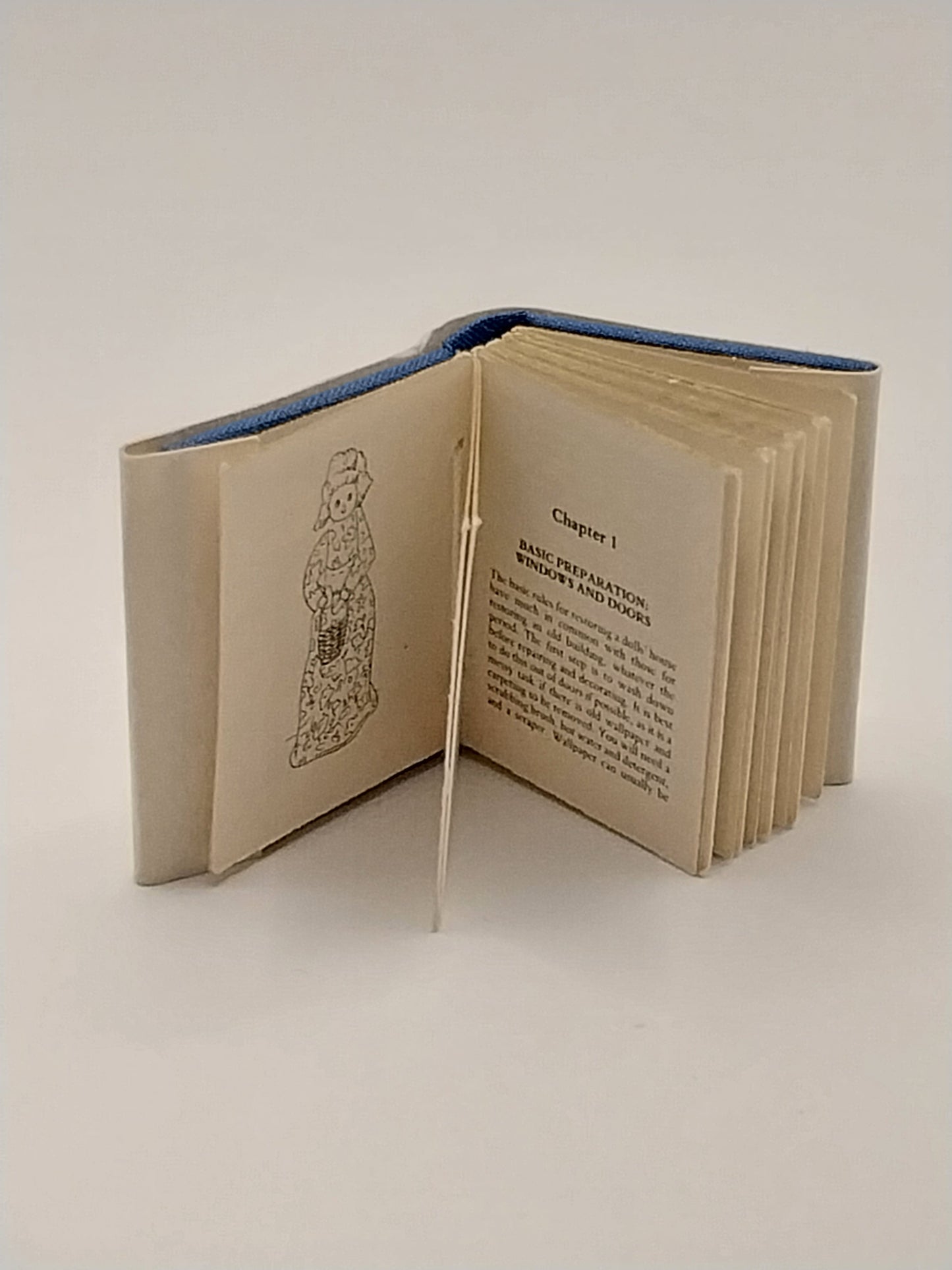 Miniature Book, Restoring A Dolls House, Readable