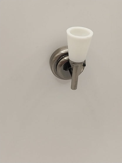 Modern Luster Platinum Single Sconce