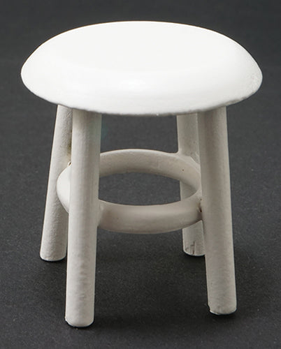 Stool, White, 1 1/2"