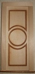 Single Center Circle Door
