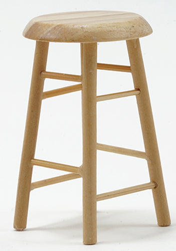 Stool, Oak, 2"