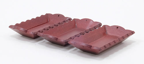 Tray, Rectangular Mahogany, 1 pc