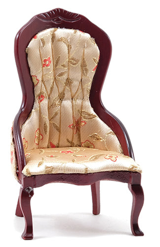 Victorian Ladies Chair, Mahogany, Floral