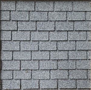 Asphalt Shingle, Square, Grey Blend