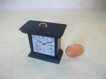 Ashley Ebony Mantle Clock