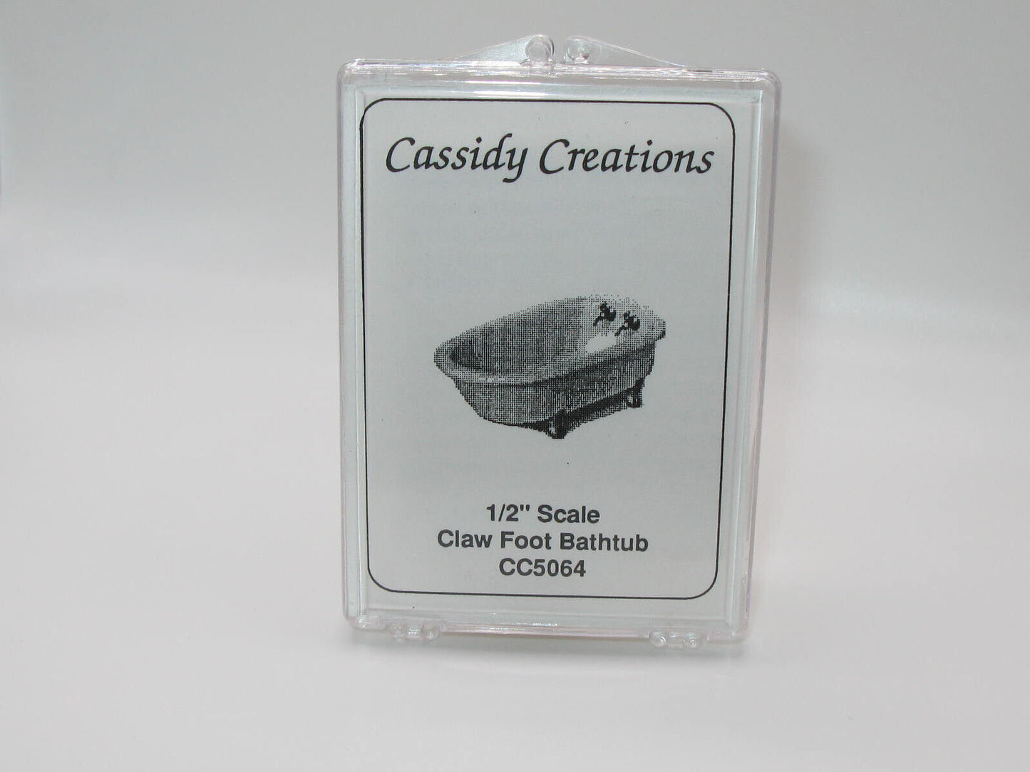 1/2" Scale Claw Foot Bathtub Kit