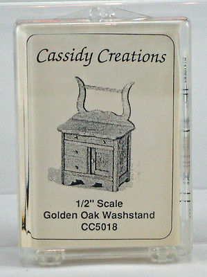 1/2" Scale Golden Oak Washstand Kit