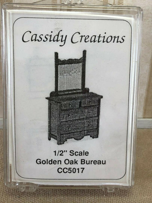 1/2" Scale Golden Oak Bureau Kit