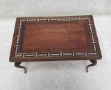 Inlaid Table or Desk, Walnut