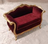 CNC002, Living Room Set, 3pc, Gold, Burgandy