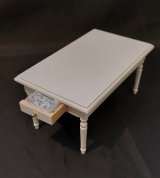 Kitchen Table & Chairs with Linens, White